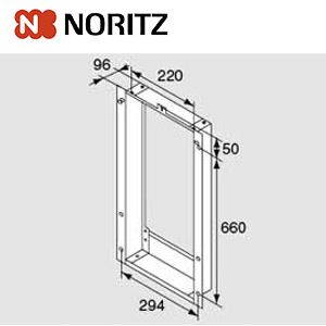 扉内設置ケース[TC-10][PS枠][給湯器部材]
