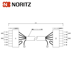 連結コードZAシールド2A[給湯器部材]