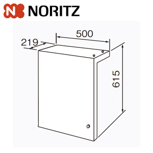 配管カバー[HR6-S][据置用][給湯器部材]