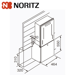据置架台[KD-12H-S][プレシャスシルバー][給湯器部材]