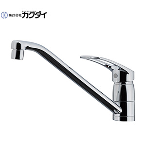 【SALE】♭キッチン用蛇口[台][シングルレバー混合水栓][スパウト260mm][一般地]