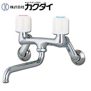 キッチン用蛇口[壁][2ハンドル混合水栓][首長170mm][一般地]