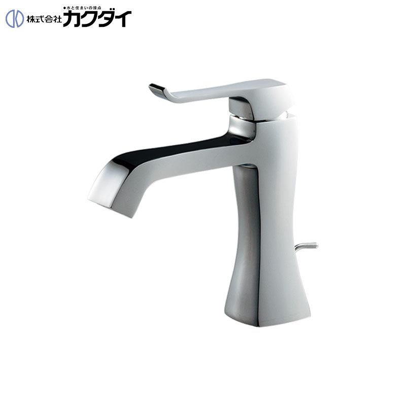 洗面用蛇口 RATONA[台][シングルレバー混合水栓][スパウト125mm][吐水口高さ93mm][引き棒付][一般地]
