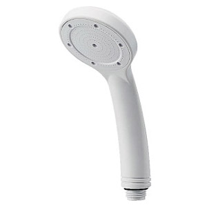 シャワーヘッド[取り替え用][ラケットシャワー][ホワイト]