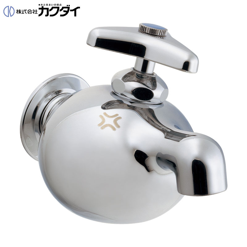 洗面用蛇口 DaReya[壁][単水栓][横水栓][スパウト113mm][誰や！またホースの先踏んでんのん？！][一般地]