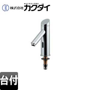 洗面用蛇口[台][自動水栓][単水栓][センサー水栓][乾電池][スパウト112mm][吐水口高さ75mm][一般地]