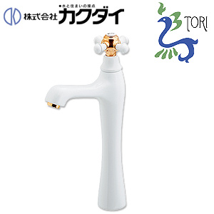 洗面用蛇口 鳥[台][単水栓][立水栓][スパウト105mm][吐水口高さ180mm][トール][一般地]