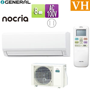 ルームエアコン[VHシリーズ][100V][8畳][2.5kW][ノクリア][2025年モデル]