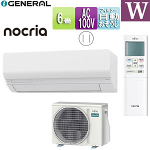 ルームエアコン[Wシリーズ][100V][6畳][2.2kW][ノクリア][2025年モデル]