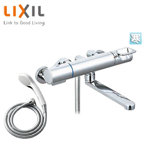 浴室用蛇口 クロマーレS[壁][浴槽・洗い場兼用][サーモスタット付シャワーバス混合水栓][エコフルシャワー][吐水口170mm][寒冷地]