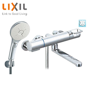 浴室用蛇口 クロマーレS[壁][浴槽・洗い場兼用][サーモスタット付シャワーバス混合水栓][エコアクアスイッチシャワーSPA][めっき][吐水口170mm][寒冷地]