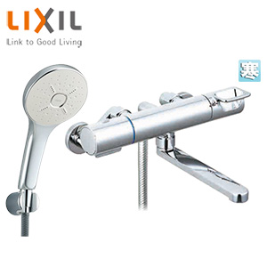 浴室用蛇口 クロマーレS[壁][浴槽・洗い場兼用][サーモスタット付シャワーバス混合水栓][エコアクアシャワーSPA][めっき][吐水口170mm][寒冷地]