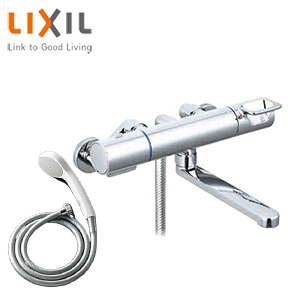 浴室用蛇口 クロマーレS[壁][浴槽・洗い場兼用][サーモスタット付シャワーバス混合水栓][エコフルシャワー][吐水口170mm][一般地]