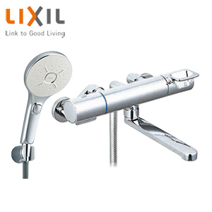 浴室用蛇口 クロマーレS[壁][浴槽・洗い場兼用][サーモスタット付シャワーバス混合水栓][エコアクアスイッチシャワーSPA][めっき][吐水口170mm][一般地]