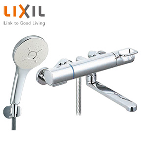 浴室用蛇口 クロマーレS[壁][浴槽・洗い場兼用][サーモスタット付シャワーバス混合水栓][エコアクアシャワーSPA][めっき][吐水口170mm][一般地]
