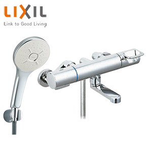 浴室用蛇口 クロマーレS[壁][洗い場専用][サーモスタット付シャワーバス混合水栓][エコアクアシャワーSPA][めっき][吐水口90mm][一般地]