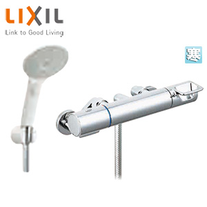 浴室用蛇口 クロマーレS[壁][シャワー専用][サーモスタット混合水栓][エコアクアスイッチシャワー][スパウトなし][寒冷地]