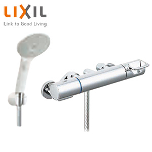 浴室用蛇口 クロマーレS[壁][シャワー専用][サーモスタット混合水栓][エコアクアスイッチシャワー][スパウトなし][一般地]