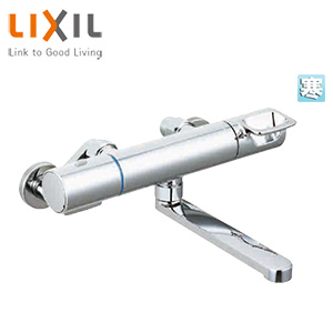 浴室用蛇口 クロマーレS[壁][サーモスタット付シャワーバス混合水栓][吐水口170mm][寒冷地]