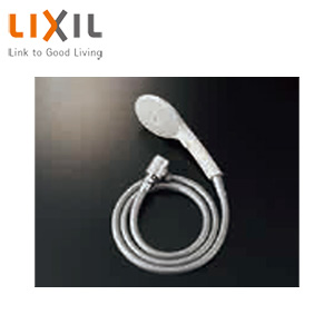 シャワーヘッドセット[取り替え用パーツ][エコアクアスイッチーシャワー][メタル調][樹脂製ホース][長さ1.6m]