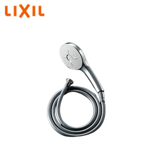 シャワーヘッドセット[取り替え用パーツ][エコアクアシャワーSPA][めっき][メタルホース][長さ1.6m]