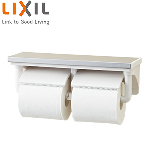 棚付二連紙巻器[ワンハンドカット機能][アクセサリー]