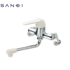 キッチン用蛇口[壁][シングル取替混合水栓][整流][スパウト170mm][一般地]