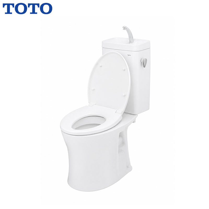 【トイレプラン】 ピュアレストMR便器+普通便座[壁:排水芯155mm][手洗い有り][大型サイズ][一般地][ホワイト]