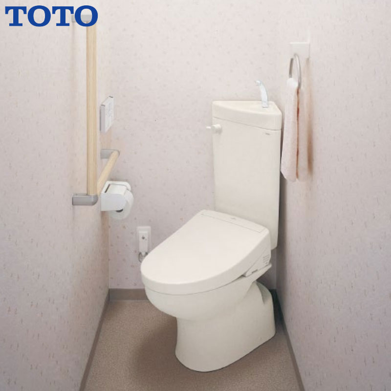 組み合わせトイレセット コンパクトリモデルコーナータイプ[床:排水芯386〜471mm][手洗い有り][隅付ロータンク][ウォシュレットSSシリーズ][SS2][一般地]▲