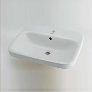 洗面器単品[デュラビット][DuraStyle][Matteo Thun][ハーフベッセル式][半埋込][角形][560×455][水栓取付穴径:φ35][中央1ヶ所]
