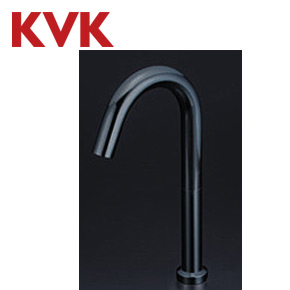 ●洗面用蛇口 E1700シリーズ[台][センサー水栓][自動水栓][単水栓][乾電池][ロングタイプ][吐水口高さ285ミリ][ダークブラックめっき]