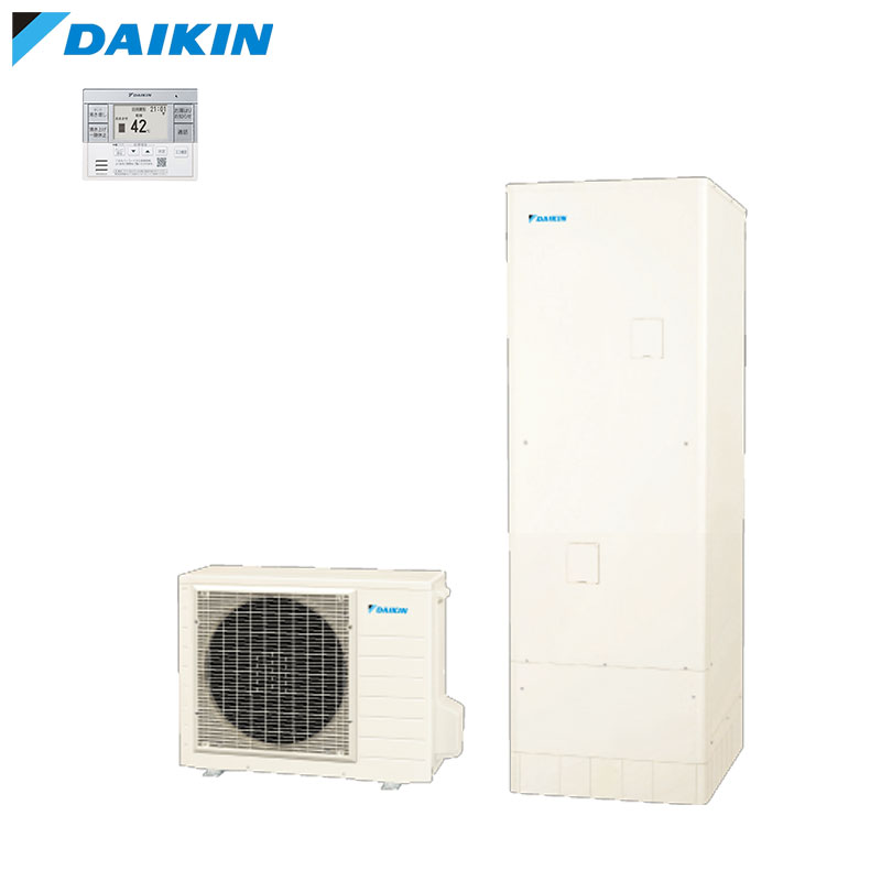 ♪エコキュート[給湯専用][370L][角型][Nシリーズ][標準圧][一般地][耐重塩害][リモコン脚部カバー]