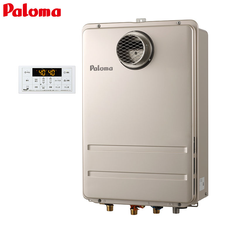 ガス給湯器[本体のみ][浴室リモコン付属][PS扉内設置型][前面排気][延長不可][高温水供給式][排気筒φ80mm][24号][20A]