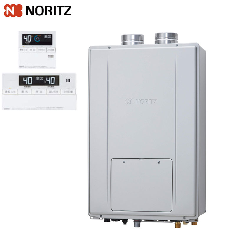 熱源機 [エコジョーズ][浴室・台所リモコンセット][2温度][3P熱動弁内蔵][2-3][暖房能力14.0kW][PS扉内設置型][上方排気][強制給排気][スタンダード][フルオート][24号][都市ガス]