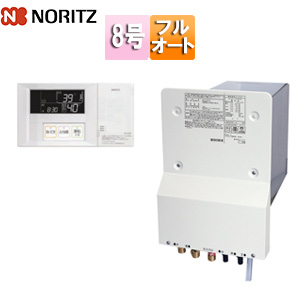 ガスふろ給湯器 バスイング[浴室リモコン付属][フルオート][外壁貫通設置型][対応壁厚：400mm以下][8号]