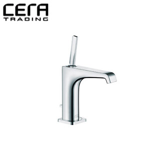 洗面用蛇口[ハンスグローエ社][アクサーチッテリオE][台][シングルレバー混合水栓][スパウト143mm][吐水口高さ126mm][整流][引棒付][クロム][236mm][一般地]