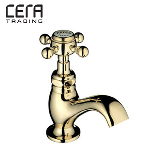 洗面用蛇口[オリュス社][ジュリア][台][単水栓][立水栓][スパウト90mm][吐水口高さ53mm][ブラス][一般地]