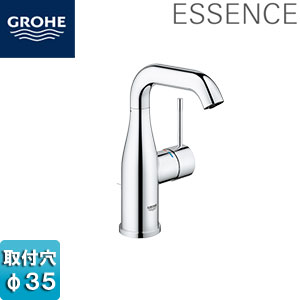 ●洗面用蛇口 エッセンス[台][シングルレバー洗面混合水栓][クローム][引棒付][一般地]