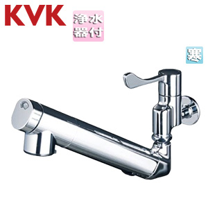 キッチン用蛇口[壁][単水栓][浄水カートリッジ付属][スパウト210mm][寒冷地]