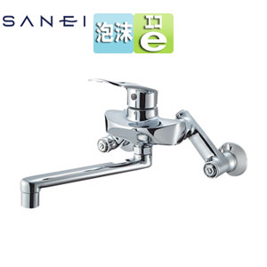 キッチン用蛇口 COULE[壁][シングル混合水栓][プラスエコ][泡沫][スパウト190mm][一般地]