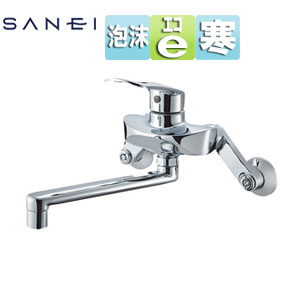 キッチン用蛇口 COULE[壁][シングル混合水栓][プラスエコ][泡沫][スパウト190mm][寒冷地]