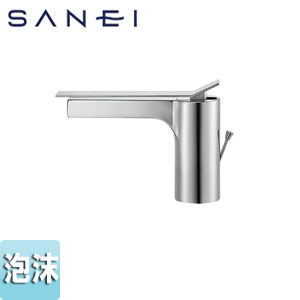 洗面用蛇口 SUTTO[台][シングルレバー混合水栓][泡沫][ポップアップ式][スパウト170mm][引棒付][一般地]