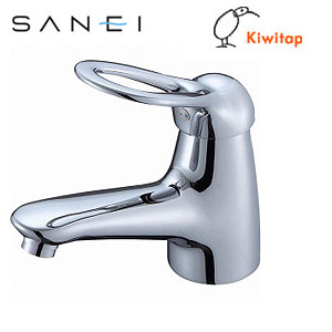 洗面用蛇口 KIWITAPシリーズ[台][シングルワンホール混合水栓][クロムメッキ][一般地]