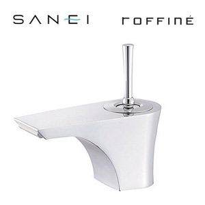 洗面用蛇口 ROFFINEシリーズ[台][シングルワンホール洗面混合水栓][ポップアップなし・ゴム栓なし][一般地]