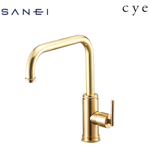 ●キッチン用蛇口 cyeイ[台][シングルレバー混合水栓][泡沫][スパウト200mm][ブラス][一般地]