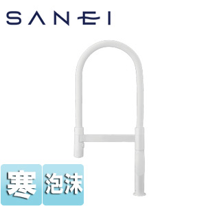 ●キッチン用蛇口 MONOTON[台][シングルレバー混合水栓][吐水(シャワー)][泡沫][スパウト240mm][寒冷地]