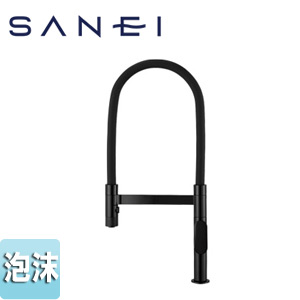 ●キッチン用蛇口 MONOTON[台][シングルレバー混合水栓][吐水(シャワー)][泡沫][スパウト240mm][一般地]