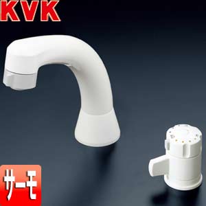 洗面用蛇口[台][洗髪シャワー水栓][サーモスタット式混合水栓][ホース引出式][取付穴径:φ36〜38mm][一般地]