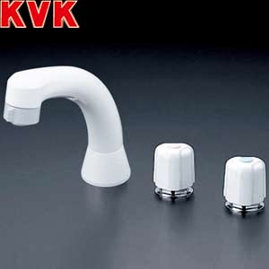 洗面用蛇口 3ツ穴タイプシリーズ[台][2ハンドル混合水栓][シャワー引出][一般地]