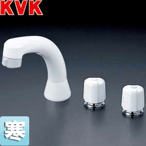 洗面用蛇口 3ツ穴タイプシリーズ[台][2ハンドル混合水栓][シャワー引出][寒冷地]